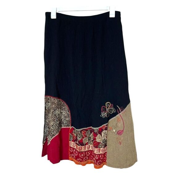 Vintage Koret Elastic Waist Boho Floral Maxi Skirt Women’s Size 16W - Picture 1 of 9